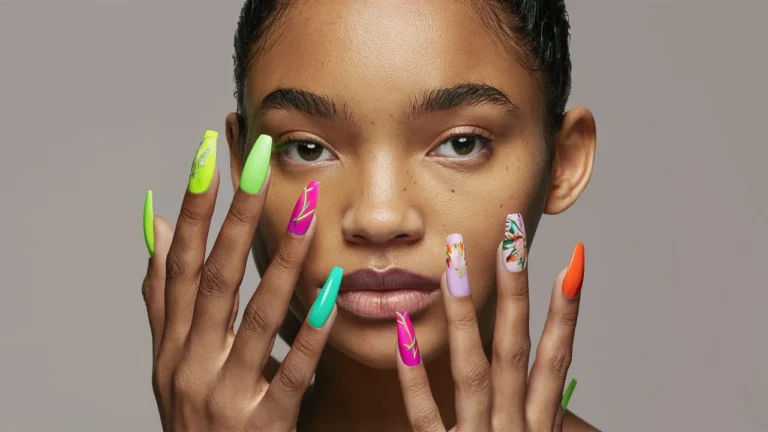 A Complete Guide to Spring Nail Colors for Dark Skin Tone